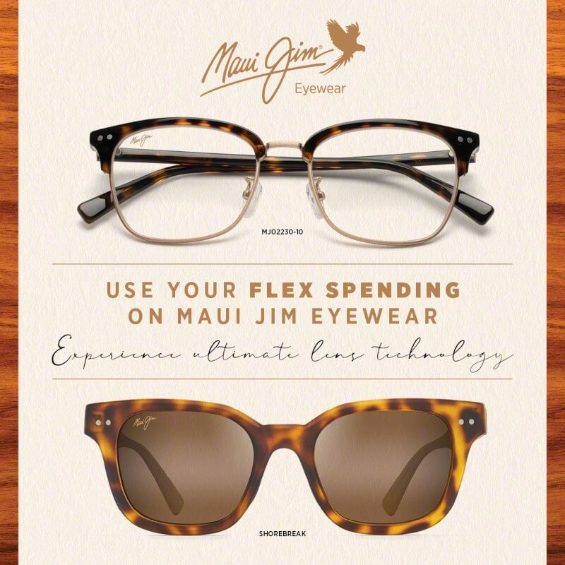 Maui jim flexible top frames